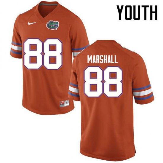 Youth Florida Gators #88 Wilber Marshall NCAA Nike Orange Authentic Stitched College Football Jersey OIP1062GT